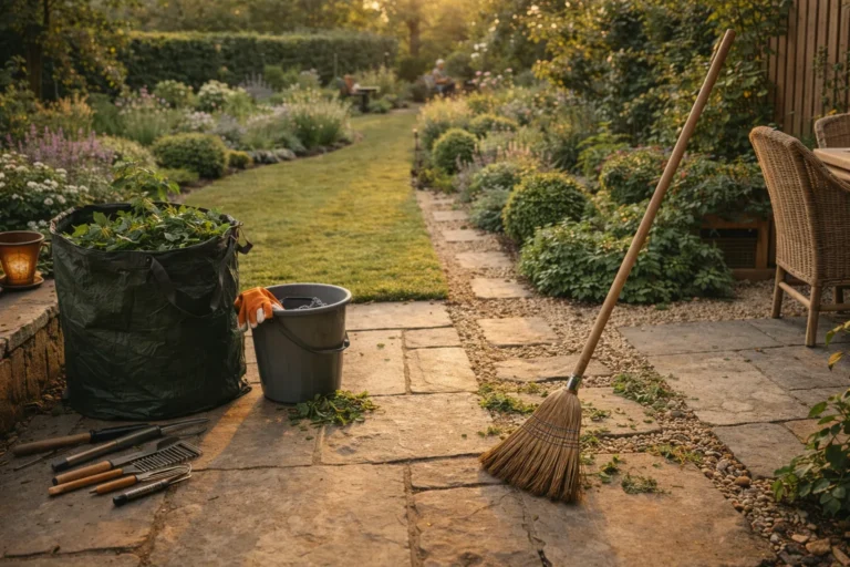 Tuin schoonmaken