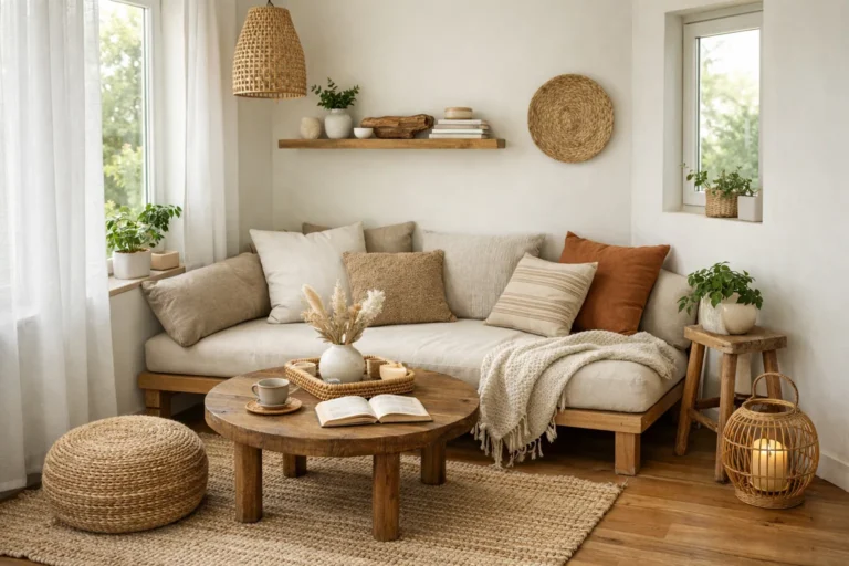 Gezellig daybedhoekje bij het raam